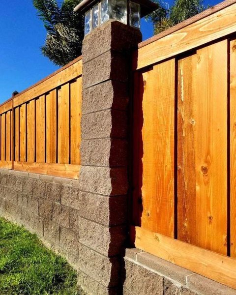 Finished wood fence replacement at a Chula Vista Fence project